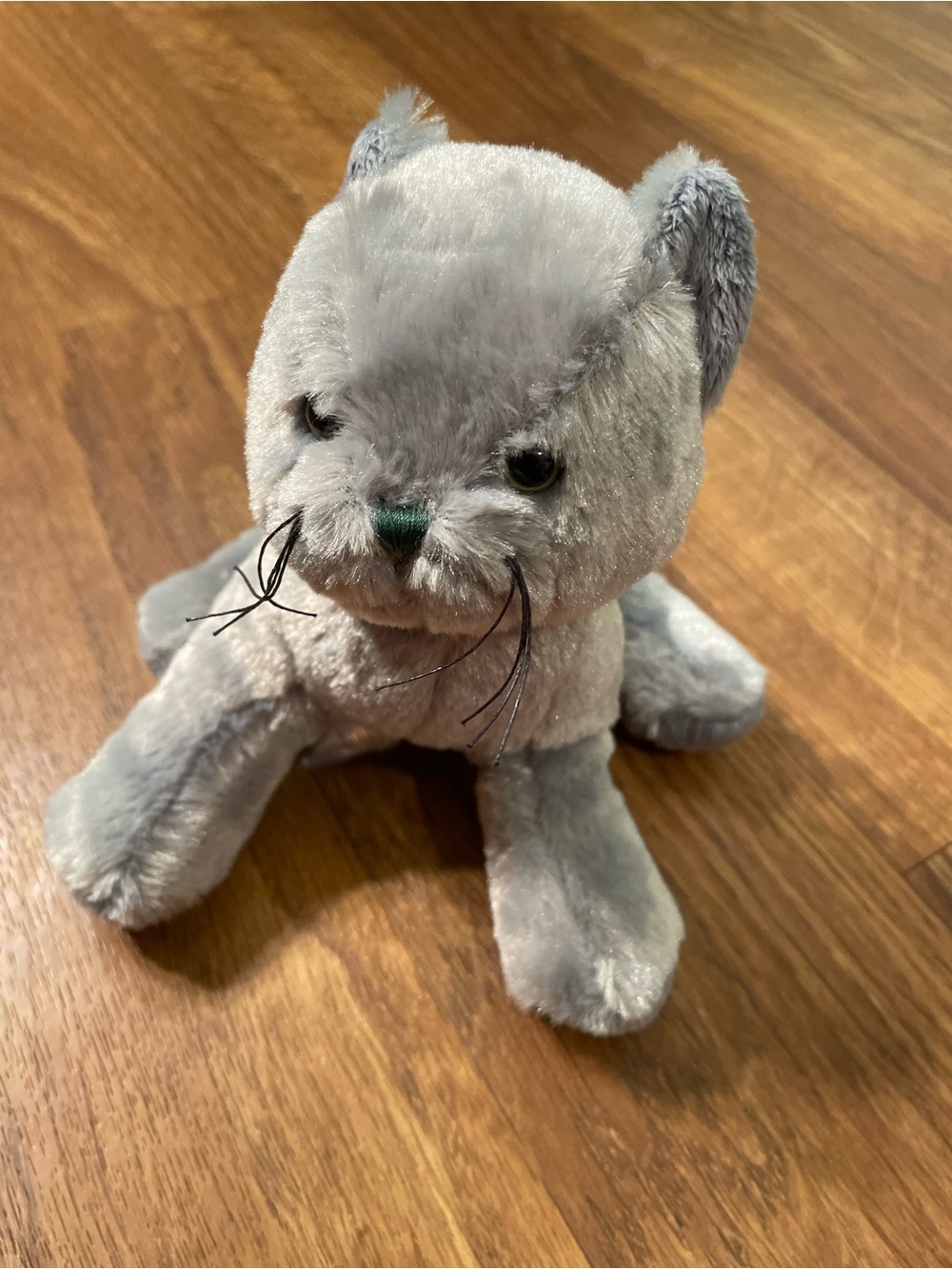 Webkinz Gray Charcoal Cat Plush Ganz Stuffed Animal Rare Kitty Toy Kitty